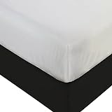 Plastic Mattress Protector 36" x 80"-Hospital Bed Size, Fitted Sheet Style, Waterproof Vinyl Mattress Cover, Heavy Duty Breathable - Bed Wetting and Spill Protection for Mattress by Blissford