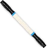iGreely Premium Muscle Roller The Ultimate Massage Roller Stick 17 Inches Recommended by Physical Therapists Promotes Recovery Fast Relief for Cramps Soreness Tight Muscles-White