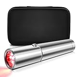 TherapSky Red Light Therapy Device, Red & Infrared Light Therapy Wand for Body Face Skin Joint Muscle Pain Relief, at-Home Handheld Healing Gift for Men Women Elders Dogs Cats - 5 Wavelengths