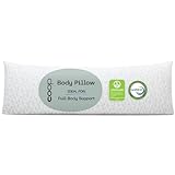 Coop Home Goods The Original Body Pillow, Adjustable Body Pillows for Adults, 20x 54 Long Pillow for Bed, Back, Shoulder, Hip & Knee Side Sleeper Pillows for Adults with Memory Foam & Washable Cover
