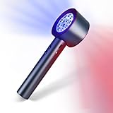 UTK High Power 24 LED Red Light Therapy Device with 470/660/850/940nm Wavelength, Blue Red＆Near-Infrared Handheld Light Therapy for Face, Relieve Body Pain Deeply, Facial Skin Care