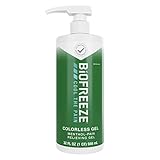 Biofreeze Pain Relief Gel, Arthritis Pain Reliver, Knee & Lower Back Pain Relief, Sore Muscle Relief, Neck Pain Relief, Pharmacist Recommended, FSA Eligible, 32 FL OZ Biofreeze Menthol Gel