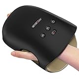 CINCOM Hand Massager - Cordless Hand Massager with Heat and Compression for Arthritis and Carpal Tunnel(FSA or HSA Eligible)(Black)