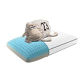Serta Perfect Sleeper Copper Infused Memory Foam Pillow, Oversized Traditional, 1 Count (Pack of 1),White, 25-Inch (Length) by 16-Inch (Width) by 5.50-Inch (Height)