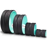 Chirp Wheel Foam Roller - Targeted Back Foam Roller for Back Pain Relief, Deep Tissue Muscle Massage, Trigger Point Round High Density Foam Roller for Physical Therapy & Exercise, 4-Pack Mint