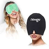 NEWGO Bundle of Gel Eye Mask and Headache Ice Cap