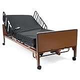 Full Electric Hospital Bed Set - Foam Mattress and Half Rails Included - Enhanced Comfort and Convenience