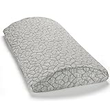 HIJOYPAL Lumbar Support Pillow for Sleeping - Back Support Pillow for Side,Back,Stomach Sleeper Mermory Foam Pillow for Lower Back Pain Relief Sleeping,Bolster Pillow Washable Cover (Gray)