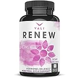 VALI Renew PMS Relief Supplement. Women’s Menstrual Cycle Support. Herbal Formula Vitamins Complex for Healthy Flow. Cramps, Mood & Monthly Period Health. Hormone Balance for Women, 60 Veggie Capsules