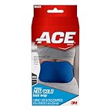 ACE Brand Cold/Hot Compress Back Wrap, Blue, 1/Pack