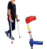 Pepe - Forearm Crutches for Kids (x2 Units), Kids Crutches, Colored Crutches, Child Crutches Adjustable, Pediatric Crutches, Crutches Girls and Boys, Arm Crutches Forearm - Made in Europe