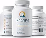 Qentura Complete: Sciatic, Nerve Pain Supplement. Nerve, Muscle, Joint, Hand + Foot Discomfort Support. Turmeric with Pea and Alpha Lipoic Acid. Pain MD All-in-One Formula. 180 Caps for 30 Days