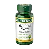 Nature's Bounty St. John’s Wort 300mg Capsules, Herbal Health Supplement, Promotes a Positive Mood, 100 Capsules
