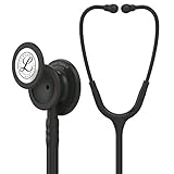 3M Littmann Classic III Monitoring Stethoscope, 5803, More Than 2X as Loud* and Weighs Less**, Stainless Steel Black-Finish Chestpiece, 27' Black Tube, Stem and Headset