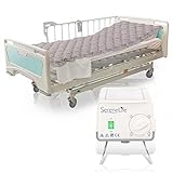 SereneLife Pressure Mattress Air Bubble Pad-Includes Electric Pump System Quiet,Inflatable Bed Air for Pressure,Ulcer and Pressure Sore Treatment-Standard Hospital Bed Size(SLAIRMATR45)