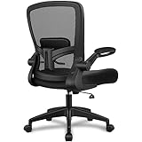FelixKing Office Chair, Ergonomic Desk Chair Breathable Mesh Chair with Adjustable High Back Lumbar Support Flip-up Armrests, Executive Rolling Swivel Comfy Task Computer Chair for Home Office