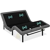 Best Choice Products Ergonomic Queen Size Adjustable Bed, Zero Gravity Base for Stress Management w/Wireless Remote Control, Massage, USB Ports
