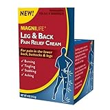 MagniLife Leg & Back Pain Relief Cream, Fast-Acting Pain Relief, Naturally Soothe Burning, Tingling and Stabbing Pains with Aloe and Calendula - 4oz