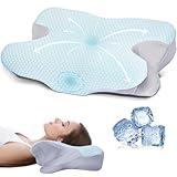 Cervical Pillows Memory Foam Pillow - Neck Pillows for Pain Relief Sleeping - Ergonomic Contour Bed Pillow for Side, Back & Stomach Sleepers