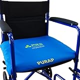 PURAP PRS Medical Liquid & Air Layer Wheelchair Cushion for Pressure Relief & Bedsore Prevention – 18 x 20 x 1.5 inches - Blue