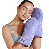 REVIX Microwavable Heating Mittens for Hand and Fingers to Relieve Arthritis Pain Heated Hands Mitts Warmers 1 Pair, Unscented Hand Muff