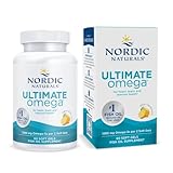 Nordic Naturals Ultimate Omega, Lemon Flavor - 60 Soft Gels - 1280 mg Omega-3 - High-Potency Omega-3 Fish Oil Supplement with EPA & DHA - Promotes Brain & Heart Health - Non-GMO - 30 Servings