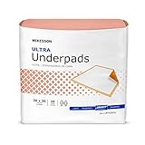 McKesson Ultra Underpads, Adult Incontinence Bed Pads, Chux, Disposable, Heavy Absorbency, 30 in x 36 in, 100 Count