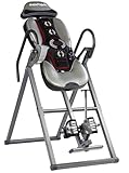 INNOVA HEALTH AND FITNESS ITM5900 Advanced Heat and Massage Inversion Table, Gray/Black