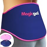 Magic Gel Ice Pack for Back Pain Relief | 2 Pack Lower Back Wrap for Hot or Cold Therapy | Relief for Lower Lumbar, Sciatic Nerve, Herniated or Degenerative Disc, Coccyx, Tailbone Pain