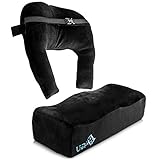 Brazilian Butt Lift Pillow After Surgery - Dr. Approved BBL Recovery Pillow w/Back Support Cushion for Post-Op Sitting + Cover Drawstring Bag | Comfortable & Easy to Carry for Home, Travel & Work