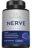 Premium Nerve Support Supplement – with Alpha Lipoic Acid (ALA) 600 mg, Acetyl-L-Carnitine (ALC) & Benfotiamine - Nerve Support Formula for Healthy Circulation, Feet, Hands & Toes - 60 Capsules