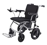 Rubicon DX04-NEW- World's Lightest (only 30lbs) Foldable Electric Wheelchair - Travel Size - Airline Approved - User Friendly - 10 mi Cruise Range (Model1), 30.0 pounds
