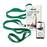 OPTP The Original Stretch Out Strap with Exercise Book, USA Made Top Choice Stretch Out Straps for Physical Therapy, Yoga Stretching Strap or Knee Therapy Strap