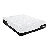 Classic Brands Cool Gel Chill Memory Foam 14-Inch Mattress with Pillow, CertiPUR-US Certified, Mattress in a Box, Twin, White