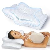 5X Pain Relief Cervical Pillow for Neck and Shoulder Support, Adjustable Memory Foam Sweet Sleeping, Odorless Ergonomic Contour Neck , Orthopedic Bed Pillow for Side Back Stomach Sleeper