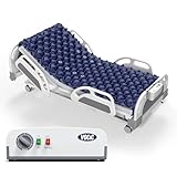 VOCIC Alternating Air Pressure Mattress Pad, Bed Mattress Topper with Micro Air Holes & Sleep Mode, Waterproof Pressure Relief Ulcer Cushion Pad for Hospital Beds and Home Use