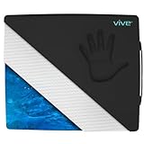 Vive Wheelchair Cushion - Gel Seat Pad for Coccyx, Orthopedic Back Support, Sciatica & Tailbone Pain Relief - Waterproof Cover + 4 Layer Foam Support and Comfort - for Pressure Sores and Ulcers