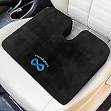 Everlasting Comfort Memory Foam Seat Cushion - Auto Seat Cushion Designed for Cars and Trucks, Supportive Foam Seat Cushion for Car (Black)