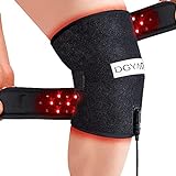TUOB Knee Elbow Pain Therapy Device with 660nm Red Light and 880nm Near Infrared Red Light Benefits for Joint Pain Relief, Wearable Light Therapy Knee Device Relax Muscle Easily Use at Home Office