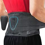 Sparthos Back Support Belt - Immediate Relief from Back Pain, Sciatica, Herniated Disc - Breathable Brace With Lumbar Pad - Lower Backbrace For Home & Lifting At Work - For Men & Women - (Small)