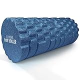 The Original Body Roller - High Density Foam Roller Massager for Deep Tissue Massage of The Back and Leg Muscles - Self Myofascial Release of Painful Trigger Point Muscle Adhesions - 13' Blue