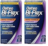 Osteo Bi-Flex Triple Strength(5) with MSM, Glucosamine Joint Health Supplement, Coated Tablets, 80 Count (Pack of 2)
