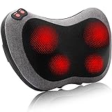 Papillon Shiatsu Back and Neck Massager with Heat, Deep Tissue Kneading,Electric Massage Pillow for Back,Shoulders,Legs,Foot,Body Muscle Pain Relief,Use at Home,Car,Office