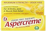 Aspercreme Odor Free Topical Analgesic Cream, 4 Count