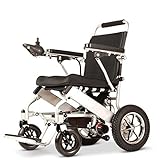 Fold & Travel Lightweight Motorized Electric Power Wheelchair Scooter, Aviation Travel Safe Electric Wheelchair
