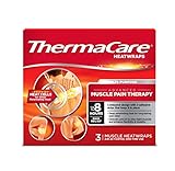 ThermaCare Portable Heating Pad, Joint and Muscle Relief Patches, Multi-Purpose Heat Wraps, 3 Count
