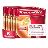 ThermaCare Portable Menstrual Heating Pad, Period Therapy Heat Patches for Cramps (6 Count)
