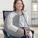 Post Shoulder Surgery Pillow, Rotator Cuff Pillow, Shoulder Pillow for Shoulder Pain Side Sleeper, Arm Pillow for Adults After Surgery, Shoulder Pillow with Sling-for Pain Relief Sleeping (Grey)