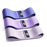 CFX Resistance Bands Set, Exercise Bands with Non-Slip Design for Hips & Glutes, 3 Levels Workout Bands for Women and Men, Booty Bands for Home Fitness, Yoga, Pilates