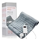 Heating Pad for Back Pain Relief & Cramps, KOT Heating Pads with Auto Shut Off Large, 6 Heat Settings Electric Heated Pad, Gifts for Women, Gifts for Men, 12" x 24"